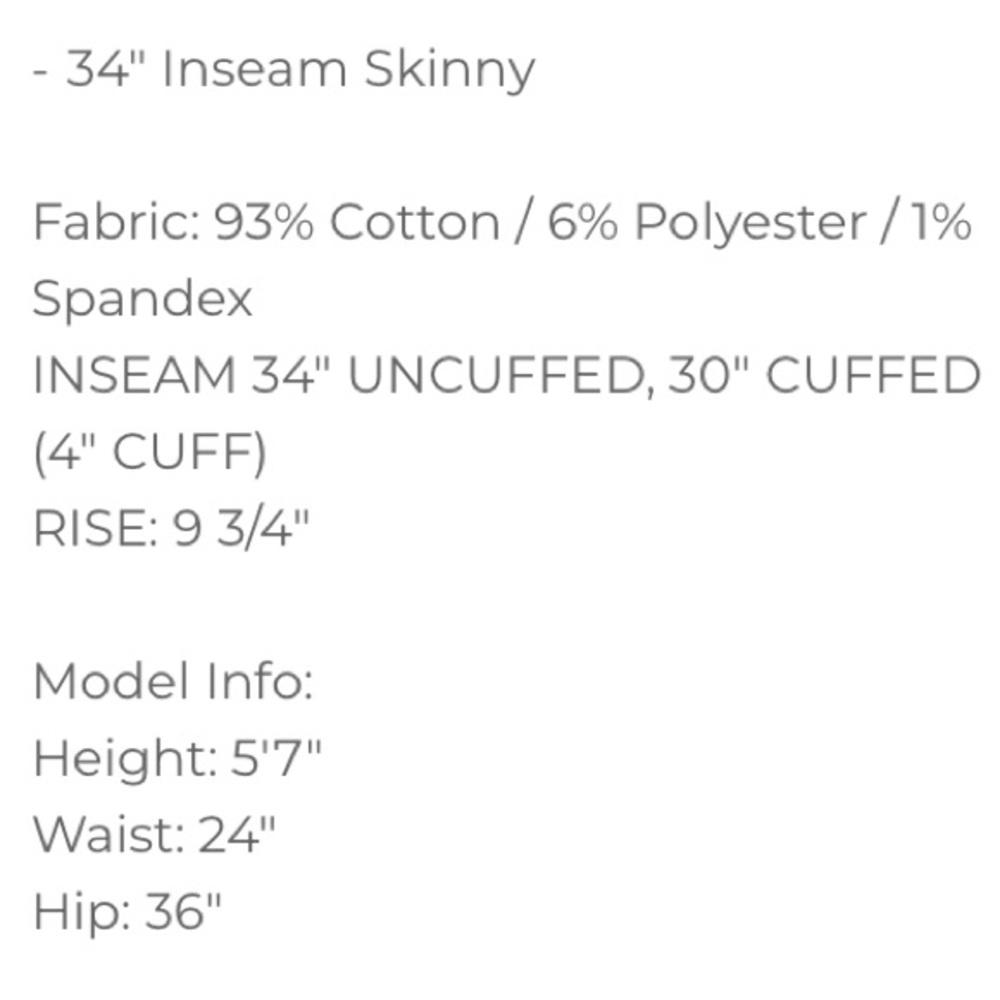 JUDY BLUE | Long Inseam (34”) Dark Wash Skinny Jeans - NWT - Picture 8 of 9